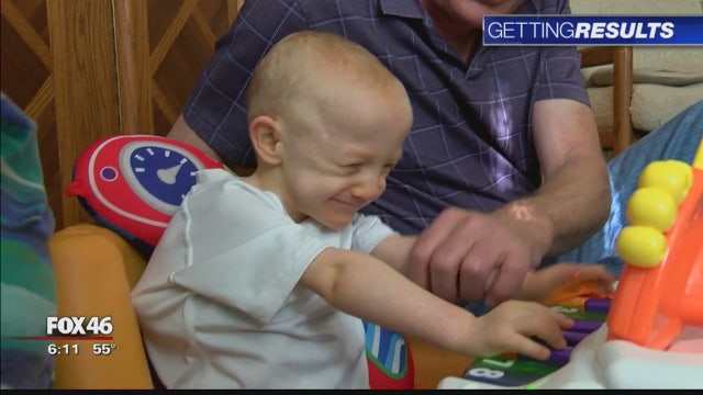 Marine grandparents helping their medically challenged grandson have a better life