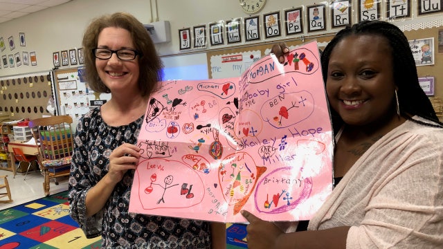 Retiring kindergarten teacher replaced by former student