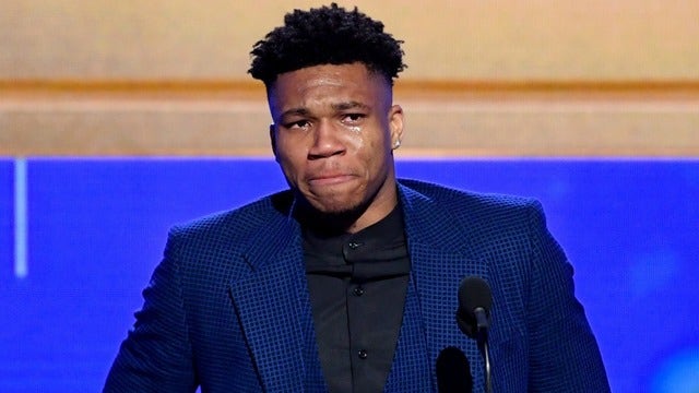 Teary-eyed Antetokounmpo wins NBA MVP honors