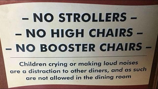 Monterey restaurant owner: No noisy children policy is good for business