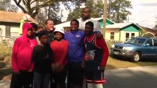 Gainesville police officer has one more surprise for kids