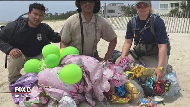 Balloon releases pose threat to wildlife, experts say