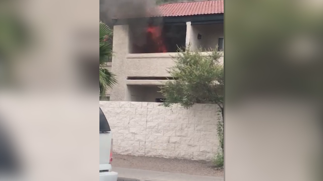 Metro Atlanta man rescues woman from burning apartment in Las Vegas