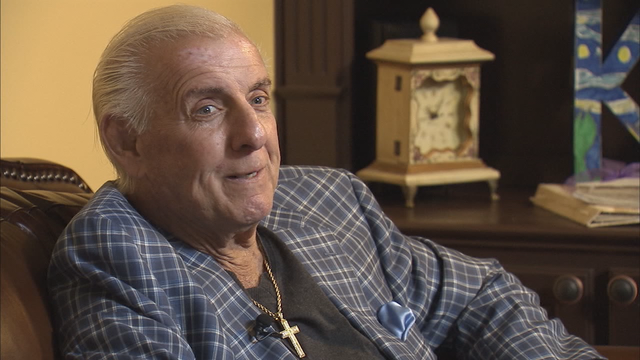 Pro wrestling legend Ric Flair talks about surviving health scare