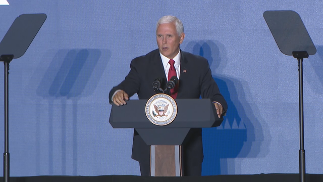 Vice President Mike Pence speaks in Atlanta