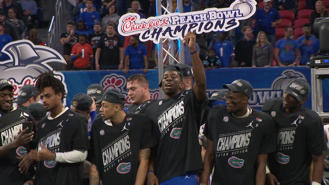 Peach Bowl: Gators rout Michigan 41-15 to cap comeback year