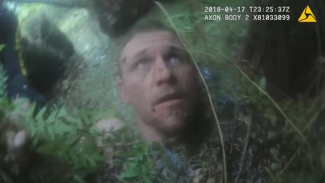 Body camera video shows Pasco deputy, K-9 track suspect in swamp