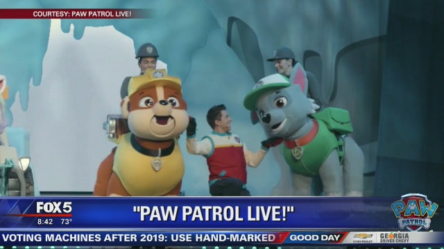 PAW Patrol Live! Race to the Rescue at the Fox Theatre this weekend