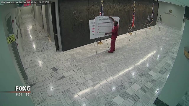 Ceasar Mitchell responds to sign stealing incident