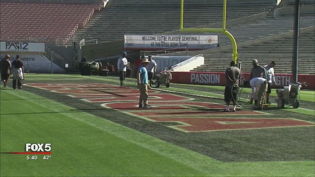 Take a behind the scenes tour of the Rose Bowl