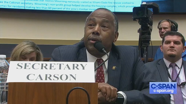 HUD secretary Ben Carson mistakes housing term for Oreo cookie