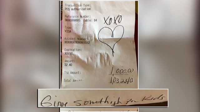 Single mom gives $1,000 tip to help build community park