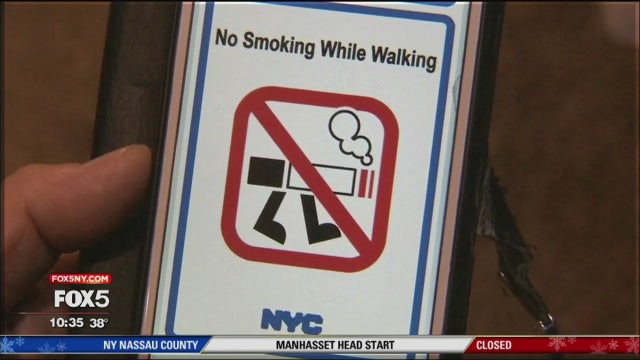 NYC considers making walking and smoking illegal
