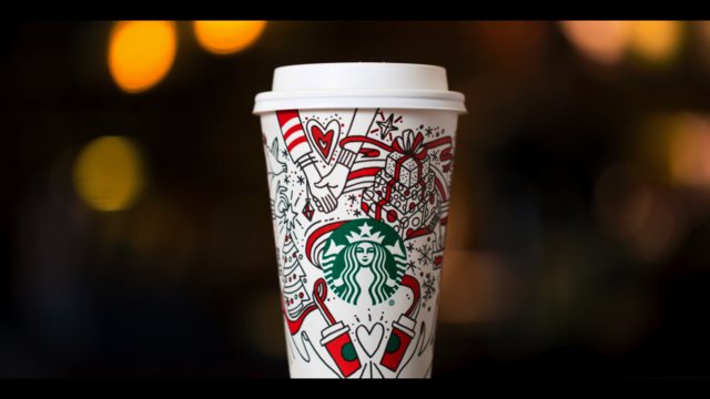 Starbucks releases a color-it-in-yourself holiday cup