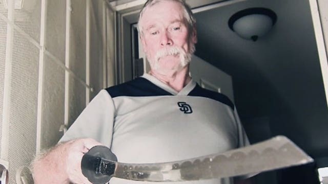 Man uses Katana sword to fend off teenage burglars
