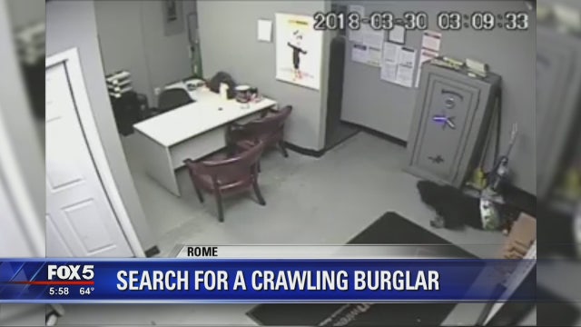 Rome Police poke fun at sneaky burglar caught on camera