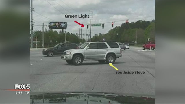 Atlanta radio personality, Johns Creek Police differ over 'red light'