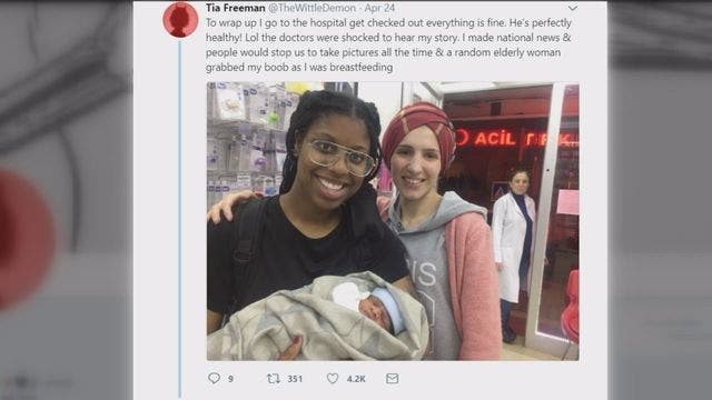 Woman delivers own baby with help of YouTube videos while alone in Istanbul hotel