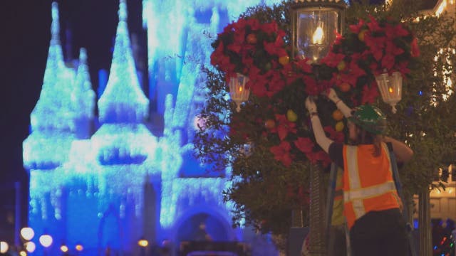 Goodbye Halloween, hello Christmas at Disney