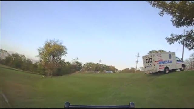 Stolen ambulance leads Michigan officers on chase