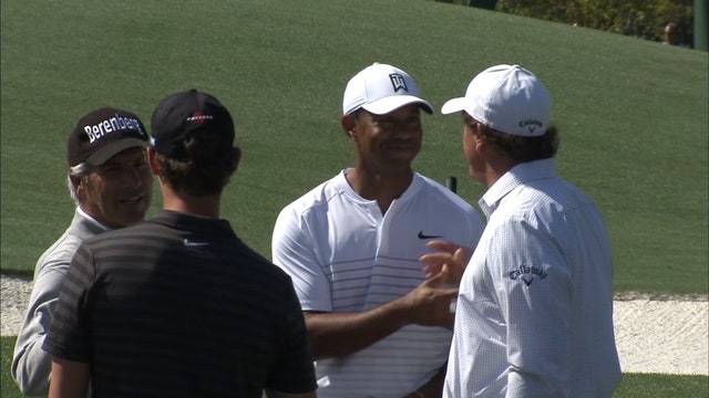 There's new Woods at Augusta, with Mickelson along for ride