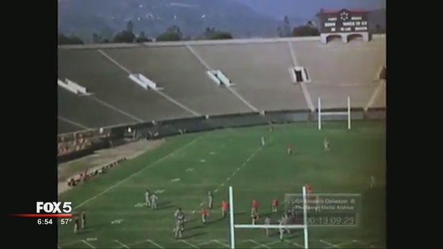 The last time the Bulldogs played at the Rose Bowl...