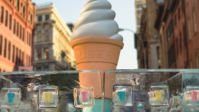 Uber delivering free ice cream on Friday