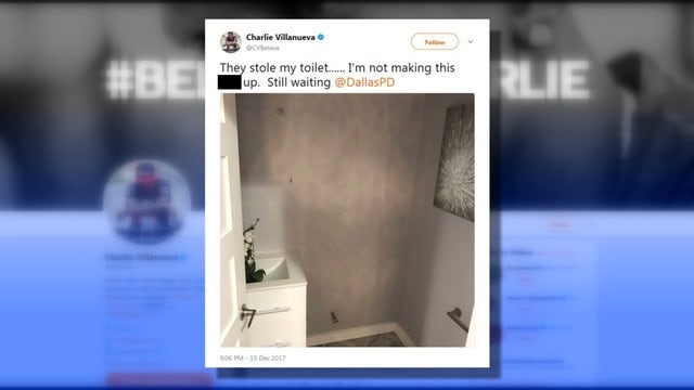 Former Mavs player looking for his stolen toilet