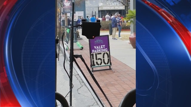 Parking at a premium during Super Bowl LIII