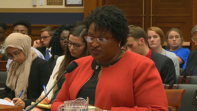 Stacey Abrams testifies before Congressional panel