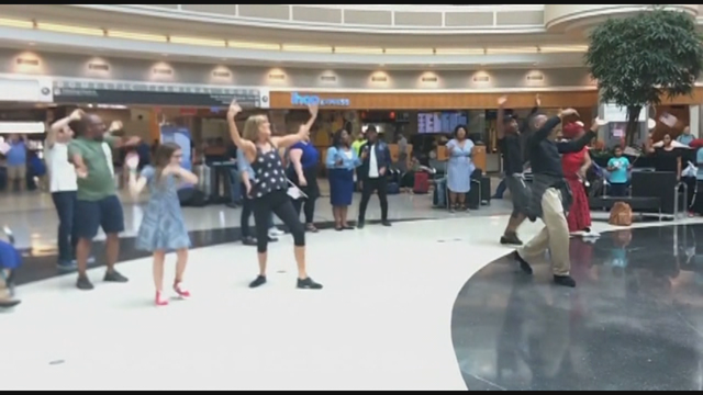 Man misses flash mob organized for him