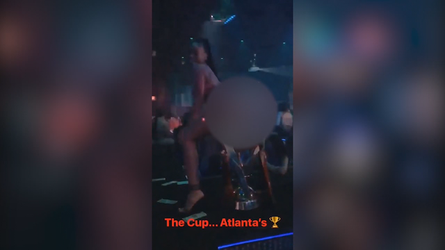 Video seems to show MLS Cup trophy at Atlanta strip club