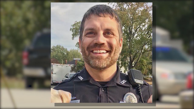 Officer Matt Cooper transferred to Atlanta's Shepherd Center