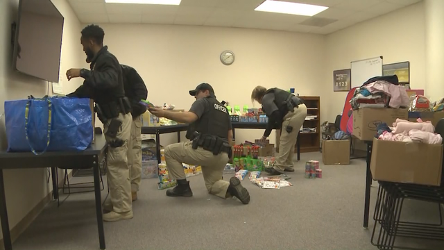 Rockdale County DCS officers hold day of service