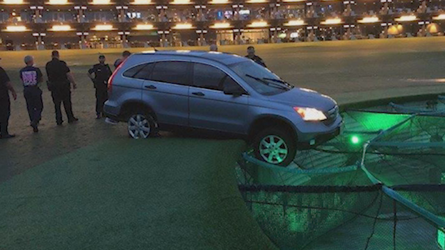 Car found on Alpharetta driving range