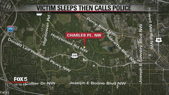 The bizarre thing police say a man did after being shot