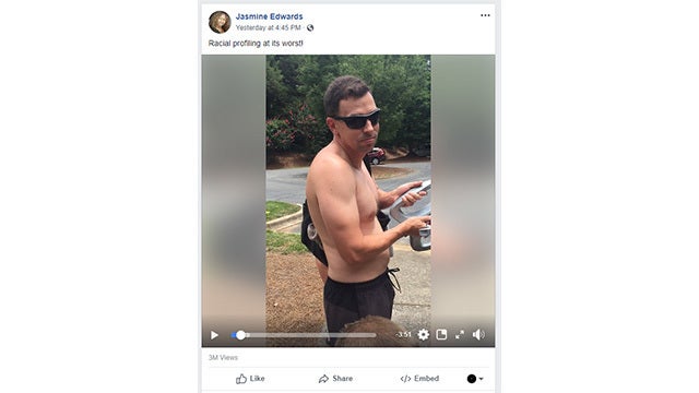 Man who challenged black mom's right to be at pool loses job