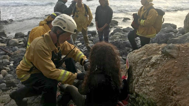 Woman survives 7 days at bottom of cliff after crash