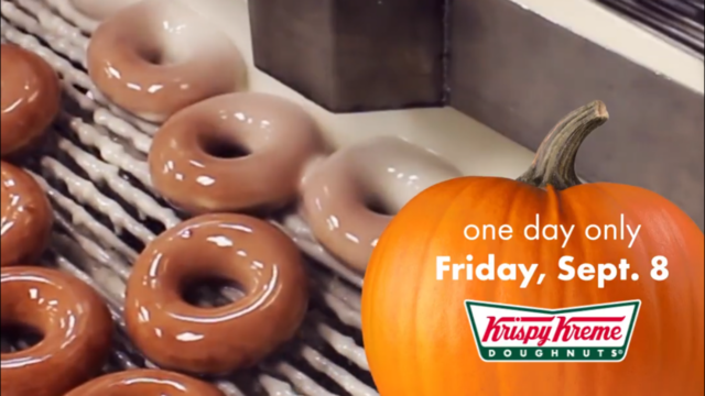 Krispy Kreme to sell pumpkin-flavored donuts Friday