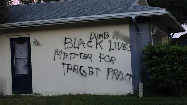 Police investigate racist graffiti on homes, cars