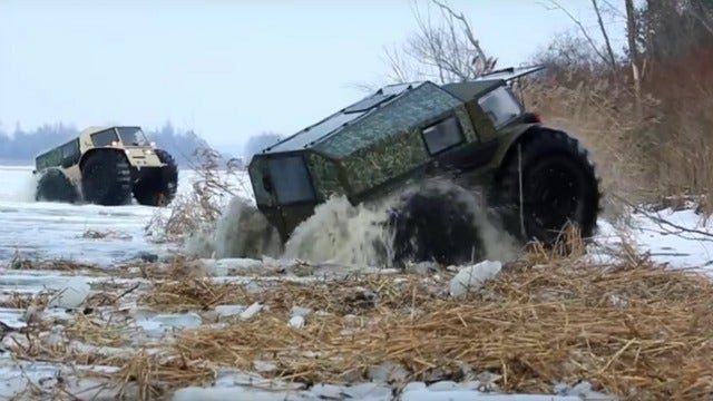 Russia's Sherp ATV can drive on water