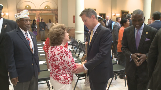 Gov. Kemp hosts state of Georgia's Memorial Day ceremony