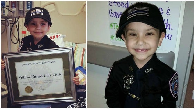 7-year-old honorary Atlanta police officer loses battle with cancer