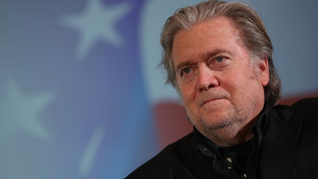 Virginia bookstore owner calls 911 when Steve Bannon confronted by customer