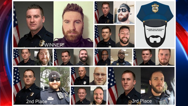 Dunwoody police officers grow beards for the best possible reason