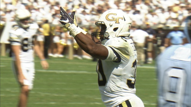 Georgia Tech controls clock, beats North Carolina 33-7