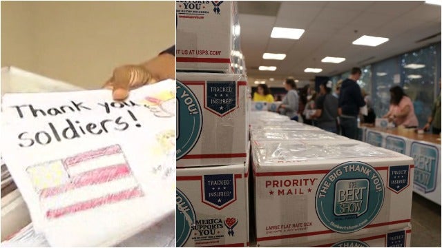 'Big Thank You' letters sent to service members deployed overseas