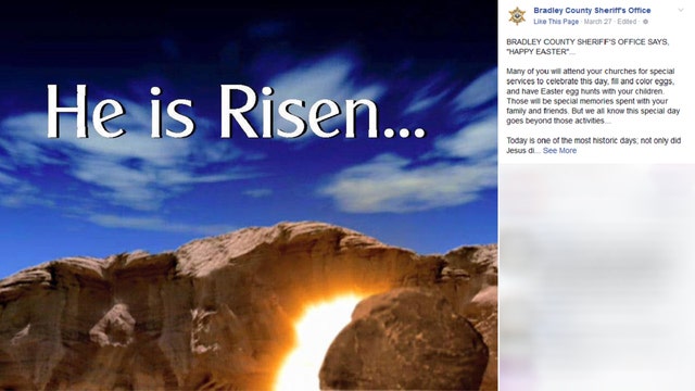 Atheist group sues Bradley County sheriff over Facebook post