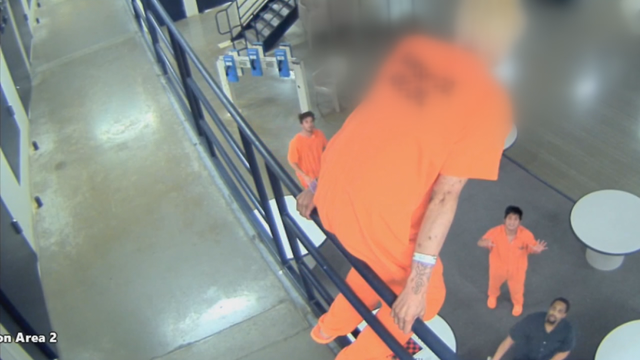 Leap of faith: Inmates save suicidal man with laundry cart