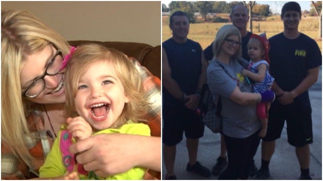 Firefighters sing song to baby minutes after horrific crash